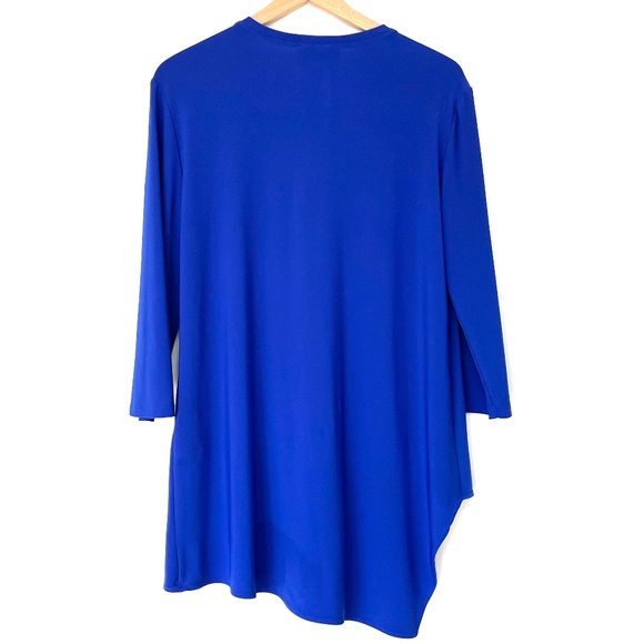 JOSEPH RIBKOFF v-neck tunic in royal sapphire - Picture 6 of 9